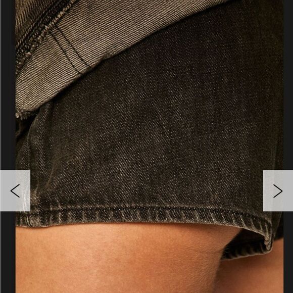 Diesel NWT Mini 5 Pocket Black Denim Skirt De-Bethy Pleated Skirt Size 25 - Picture 4 of 10